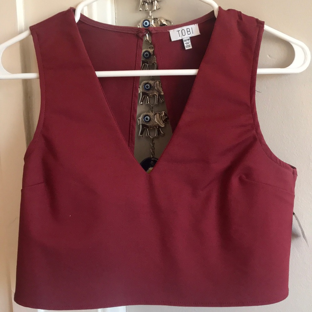 Open Crop Top
